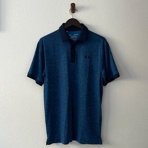Under Armor Playoff Polo 2.0 Heathered Navy - M